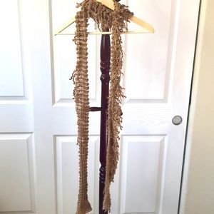 Bohemian brown scarf